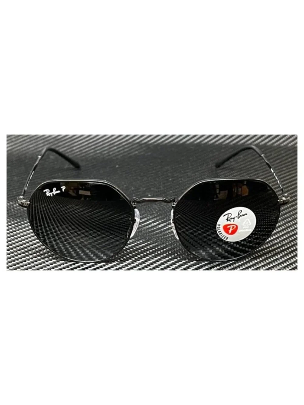 New Ray Ban Men  Black Sunglasses  51- 20- 145